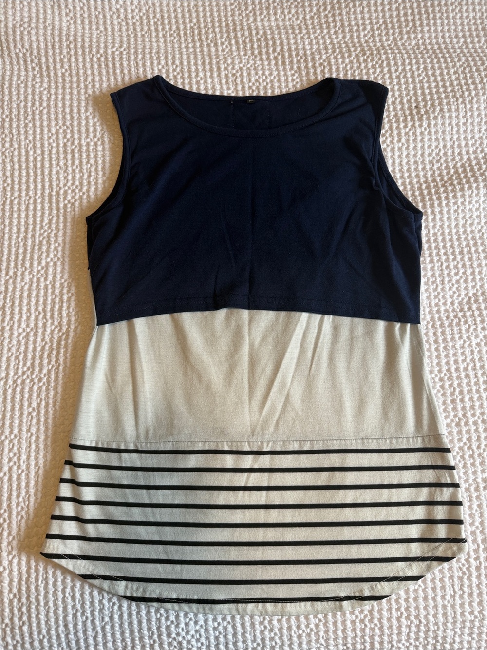 Sleeveless Nursing Tank Top